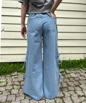 デニム淡　モデル:155cm M着用