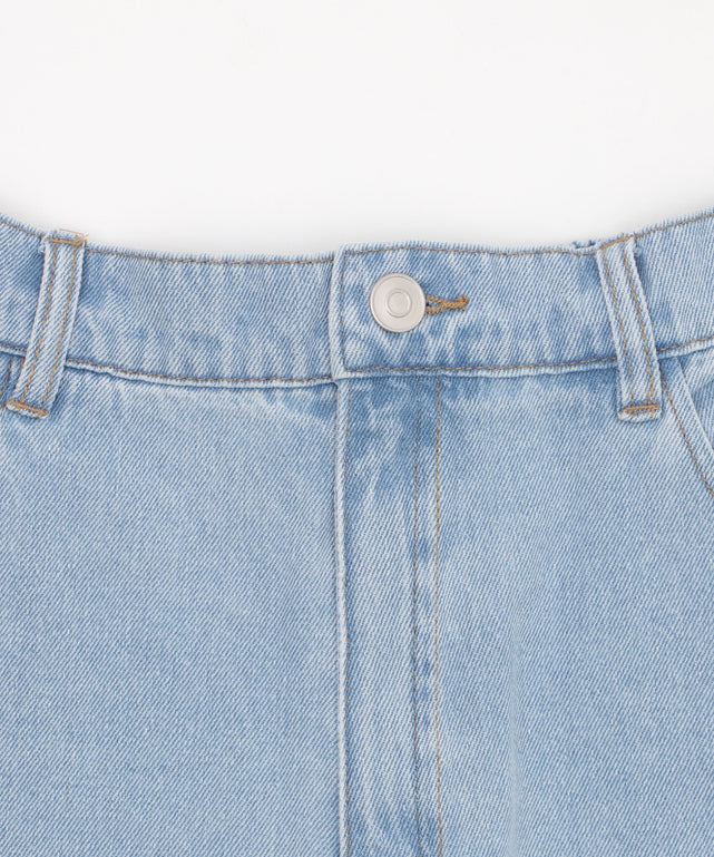 サマーデニムサイドリボンパンツ