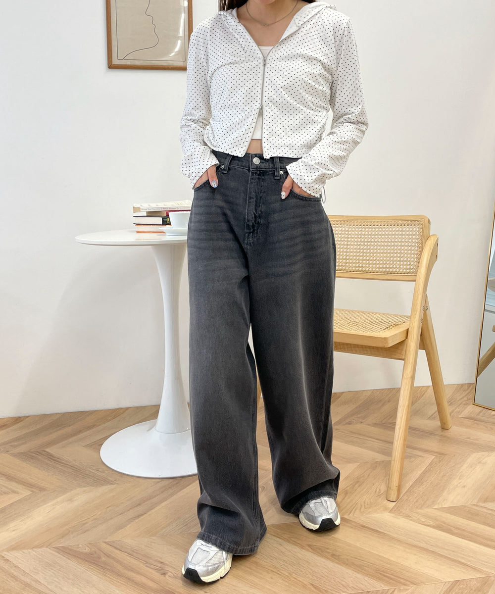 デニムブラック モデル：157cm M着用