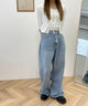 デニム淡 モデル：157cm M着用