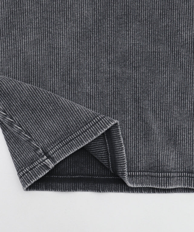 ヴィンテージウォッシュコンパクトリブT