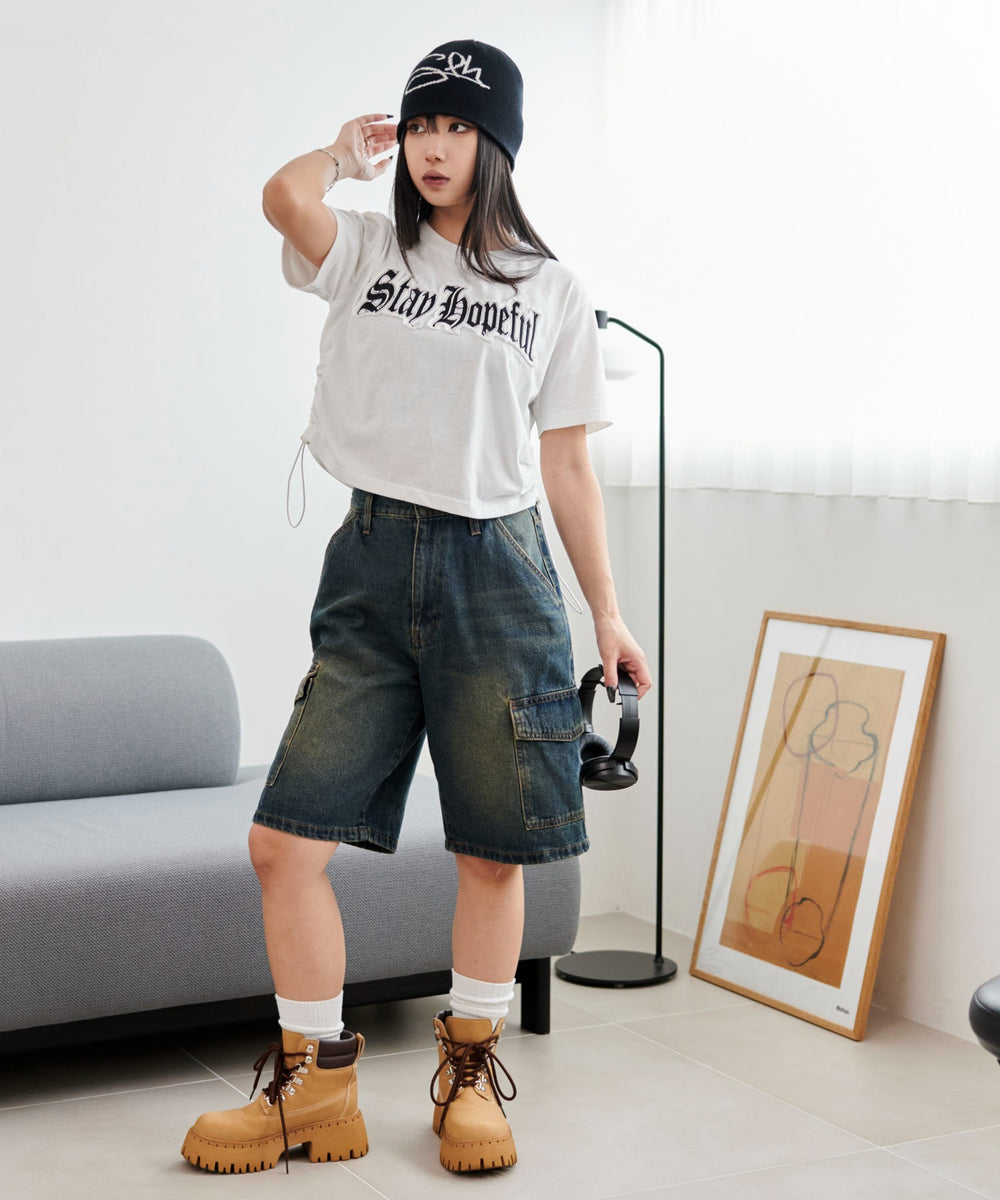 ホワイト モデル：160cm F着用