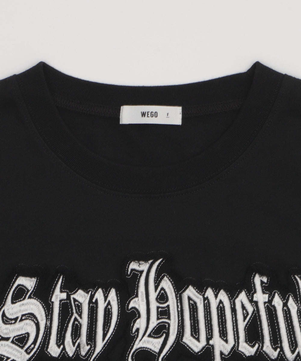 グラフィックサイドドロストショートT