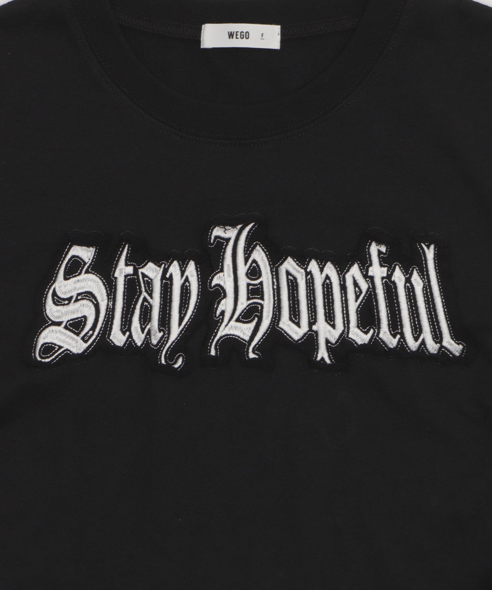 グラフィックサイドドロストショートT