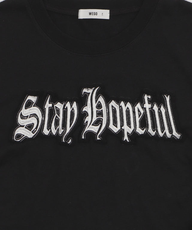 グラフィックサイドドロストショートT