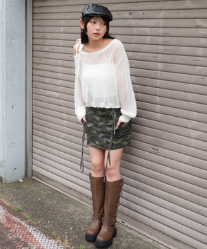 ホワイト モデル：159cm F着用