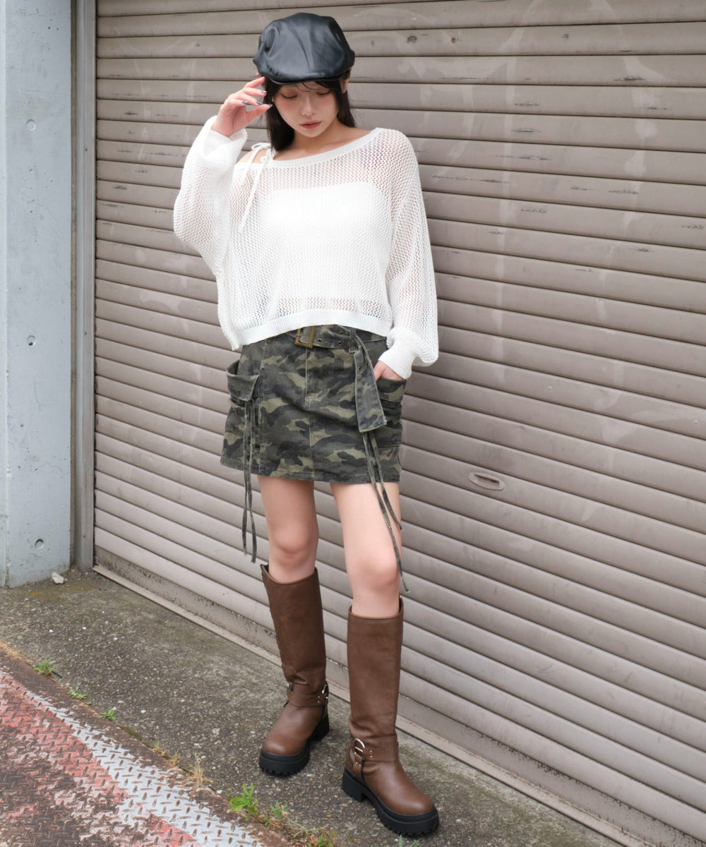 ホワイト モデル：159cm F着用