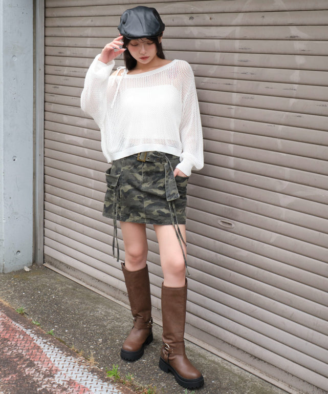 ホワイト モデル：159cm F着用