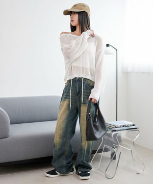 ホワイト モデル：160cm F着用