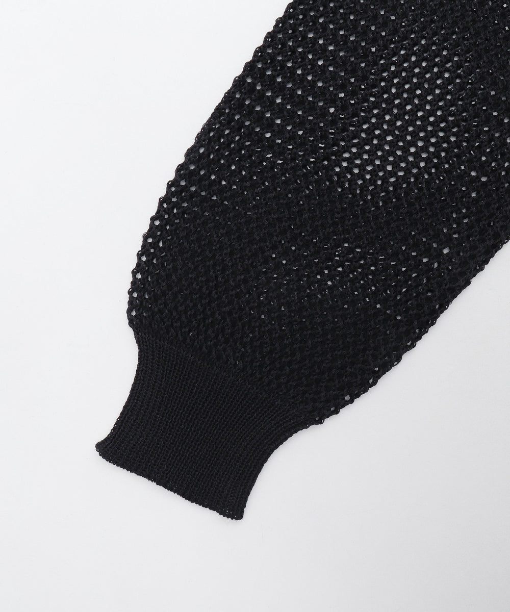 2WAYオフショルメッシュニット