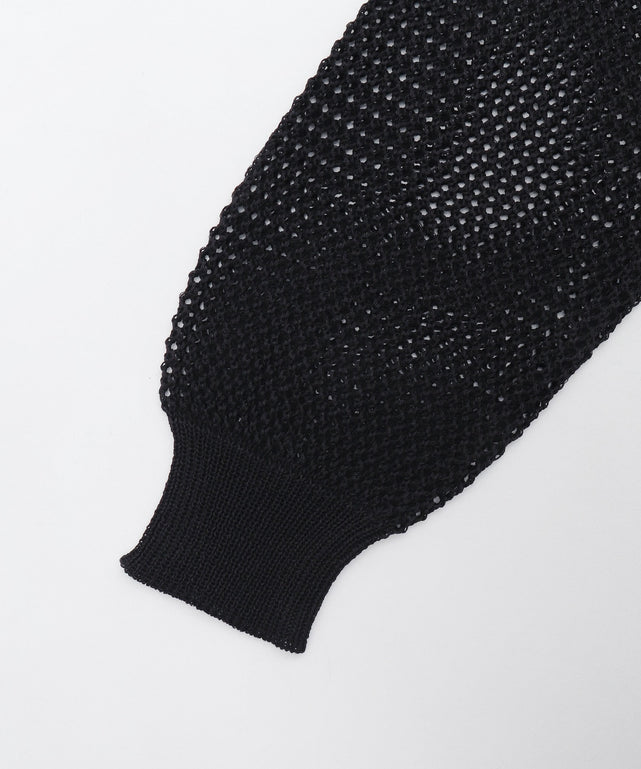 2WAYオフショルメッシュニット