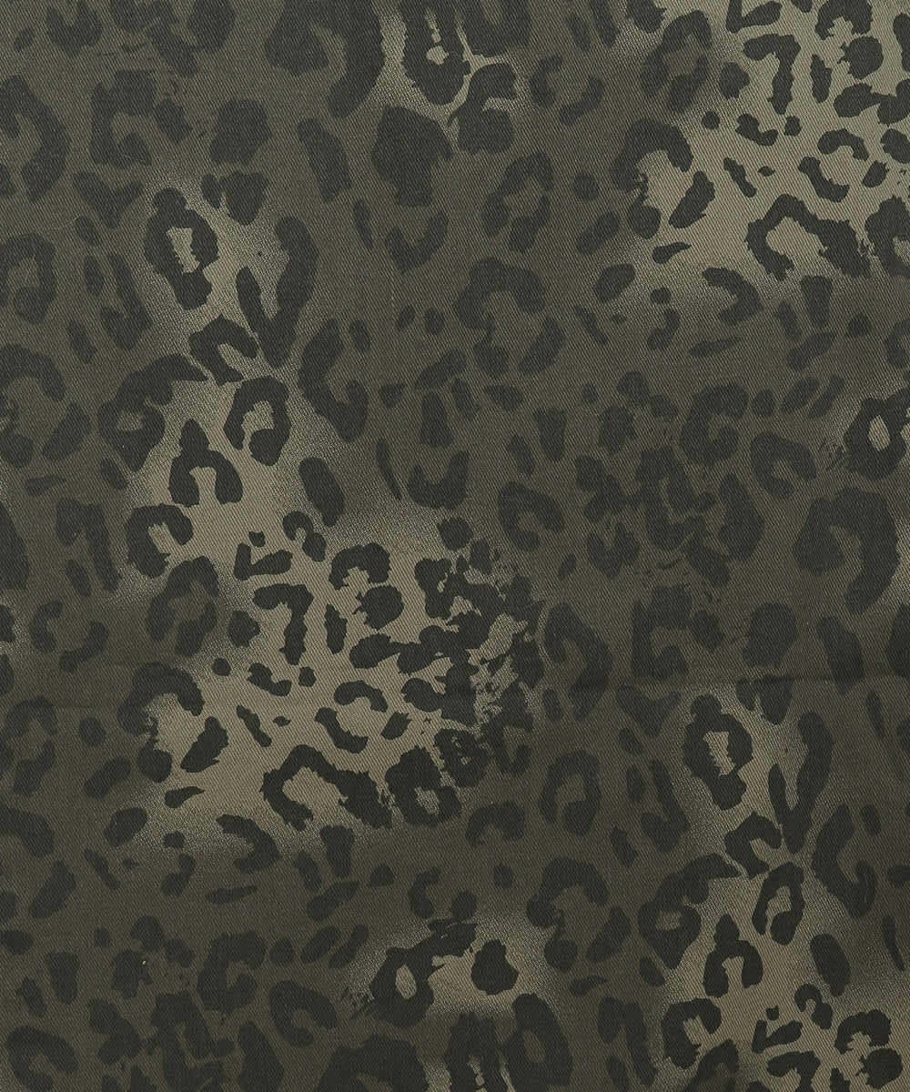 レオパードワイドストレートパンツ