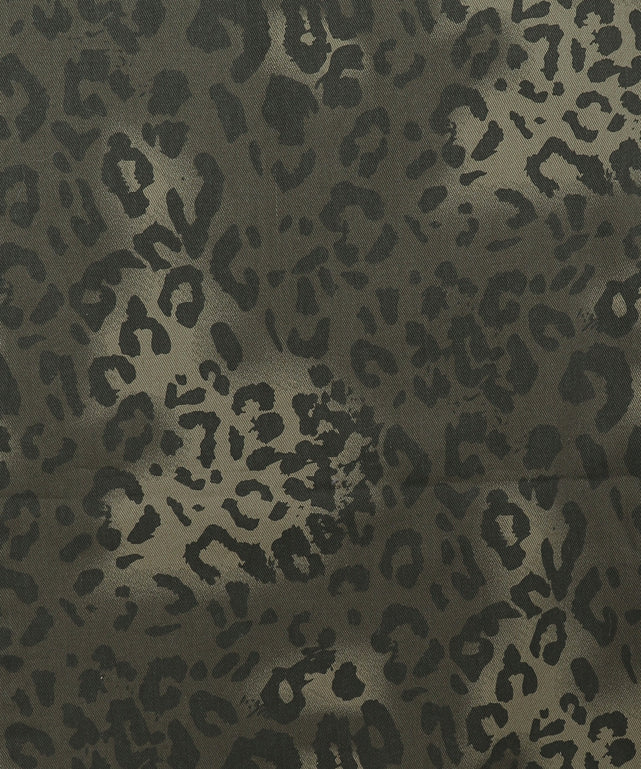 レオパードワイドストレートパンツ