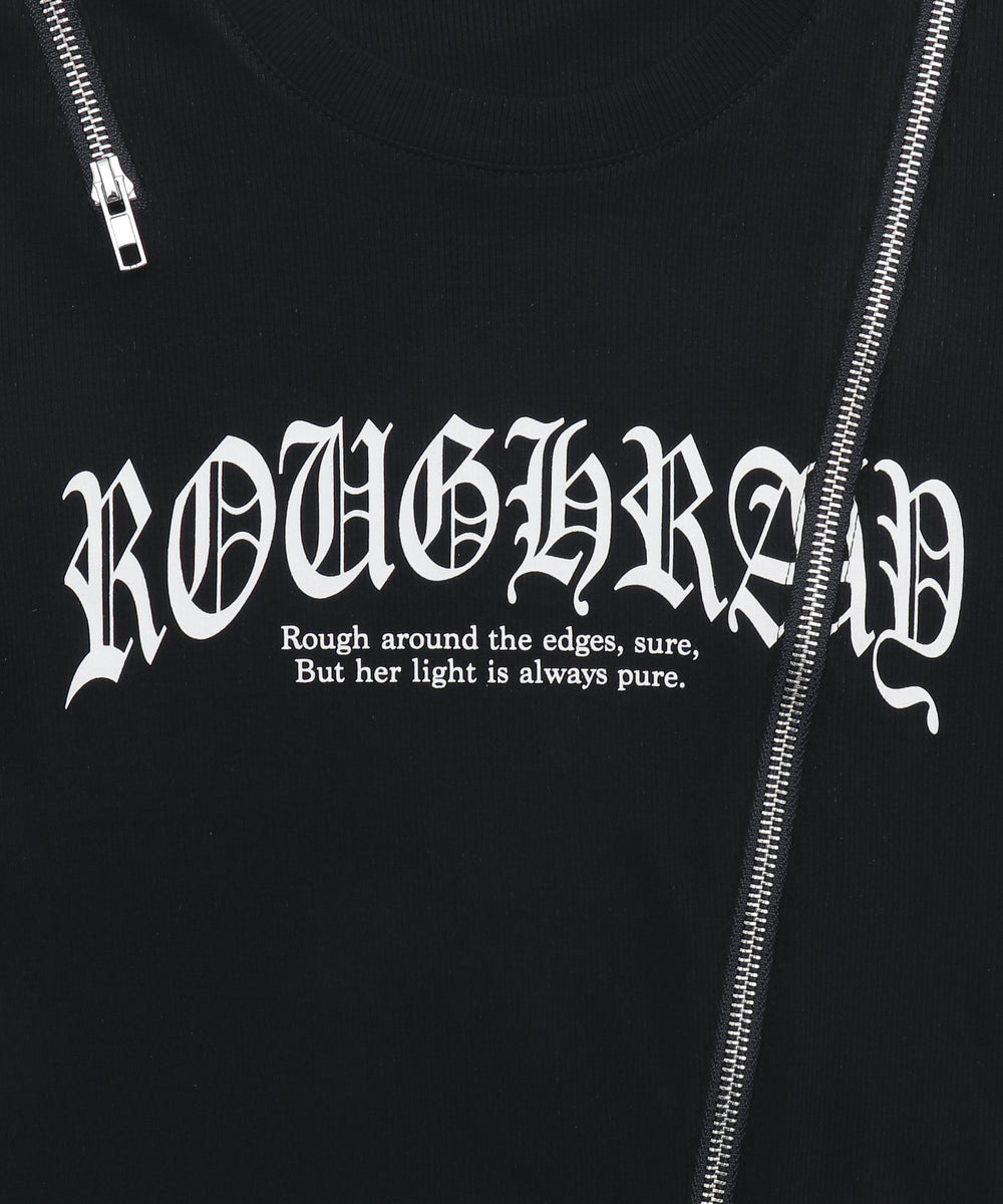 ZIPデザイングラフィックちびT