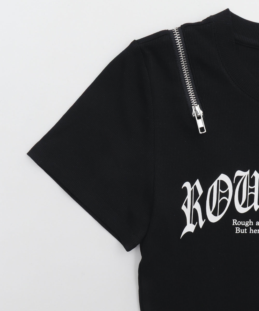 ZIPデザイングラフィックちびT