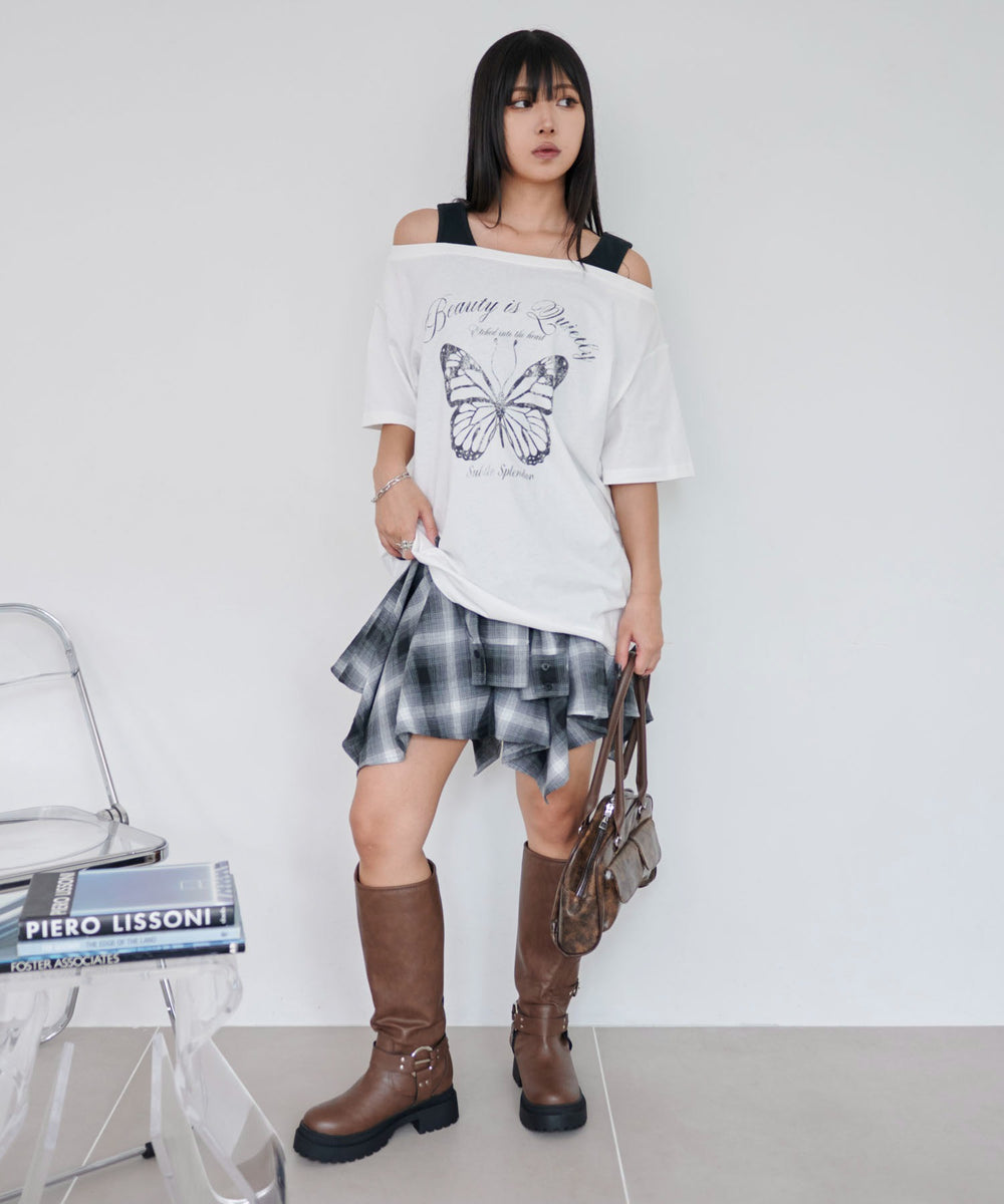 ホワイト モデル：160cm F着用