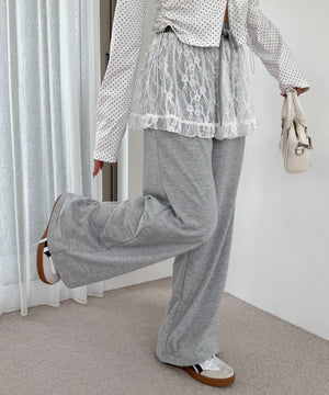 杢グレー モデル：160cm F着用