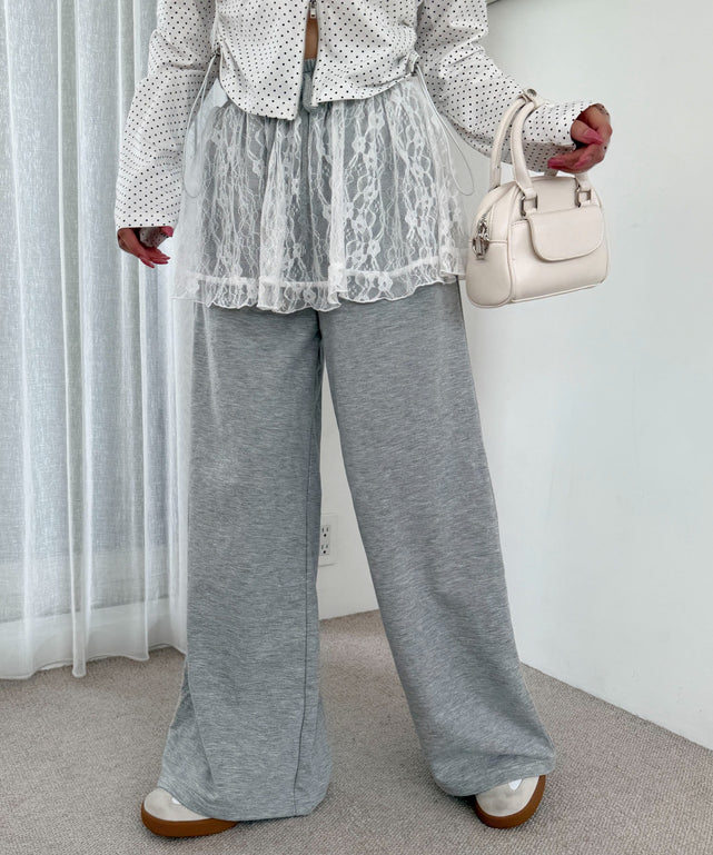 杢グレー モデル：160cm F着用