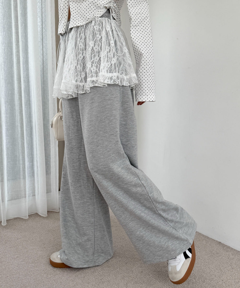 杢グレー モデル：160cm F着用