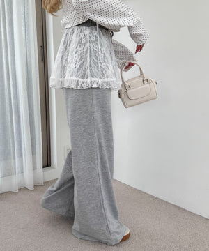 杢グレー モデル：160cm F着用