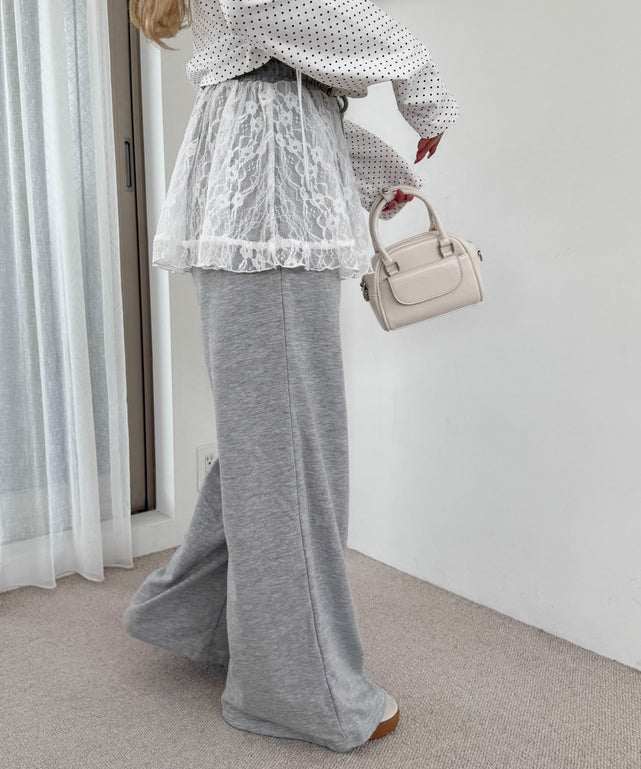 杢グレー モデル：160cm F着用