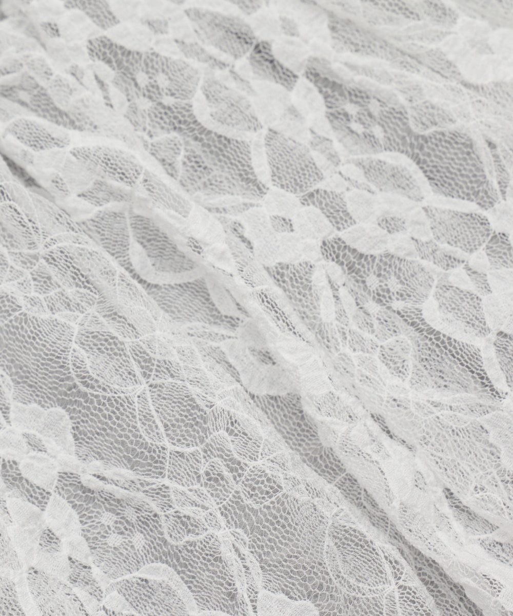 レースレイヤードスウェットパンツ