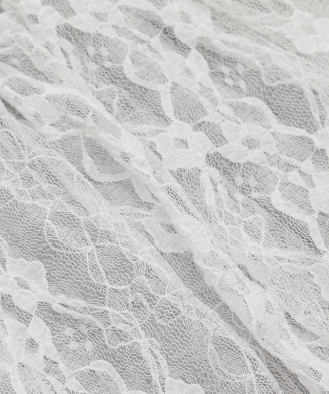 レースレイヤードスウェットパンツ