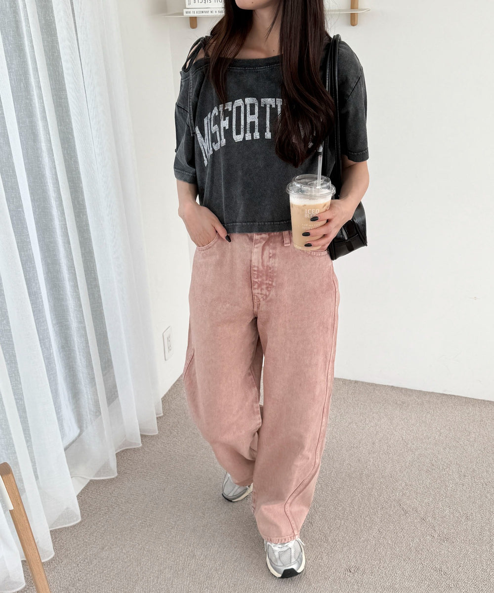 ピンク モデル：160cm M着用