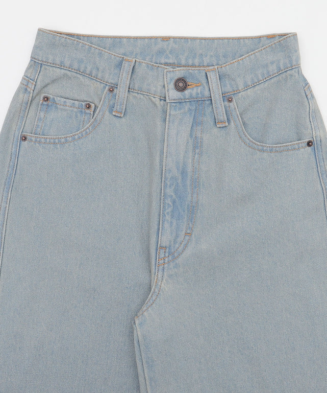 ハートポケットストレートデニムパンツ