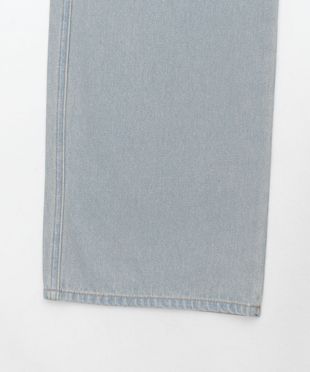 ハートポケットストレートデニムパンツ