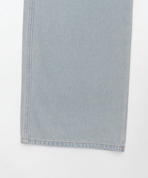 ハートポケットストレートデニムパンツ