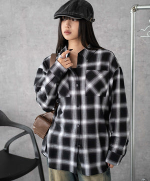 ブラックチェック1 モデル：160cm F着用