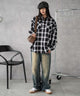 ブラックチェック1 モデル：160cm F着用