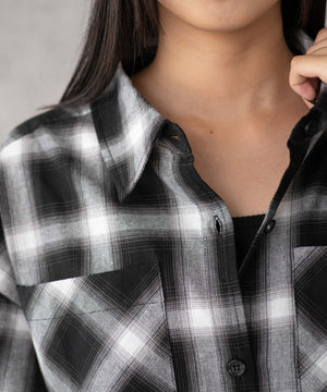 チェックBIGシャツ