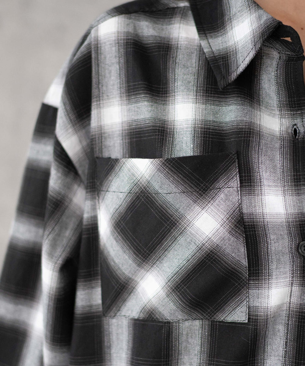 チェックBIGシャツ