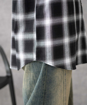 チェックBIGシャツ