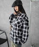 ブラックチェック1 モデル：160cm F着用