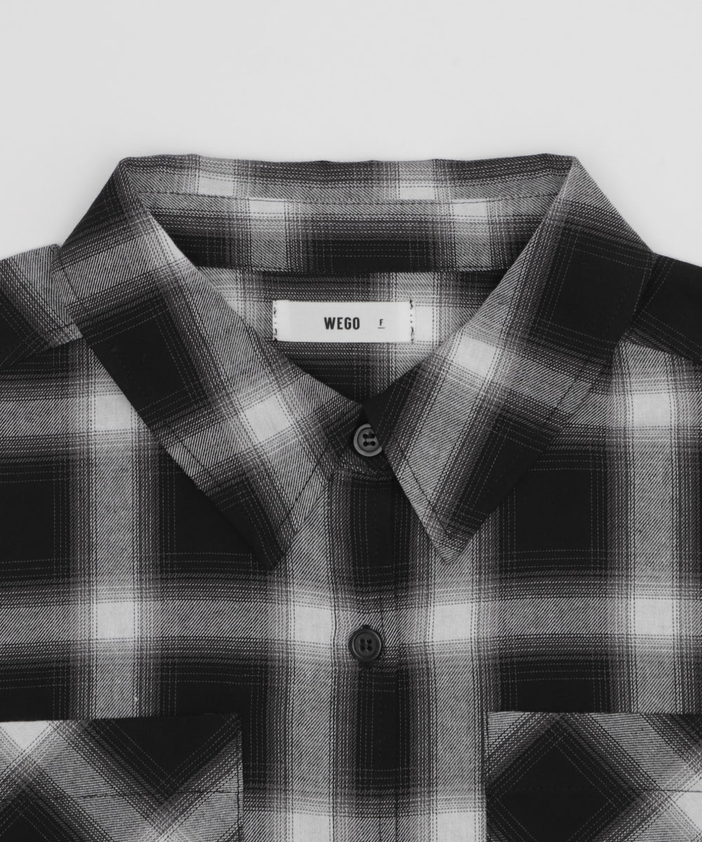 チェックBIGシャツ