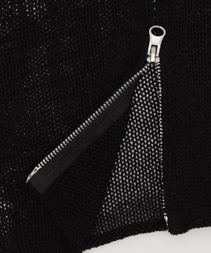 ダメージメッシュショートパーカー