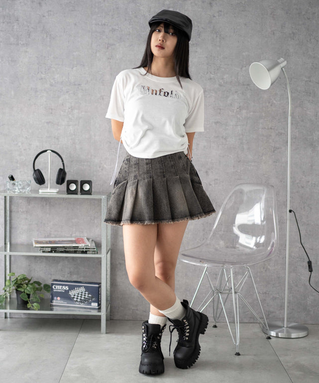 ホワイト モデル：160cm F着用