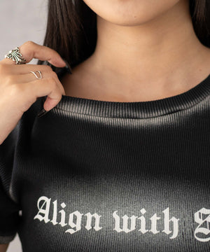 スプレーデザインリブちびT