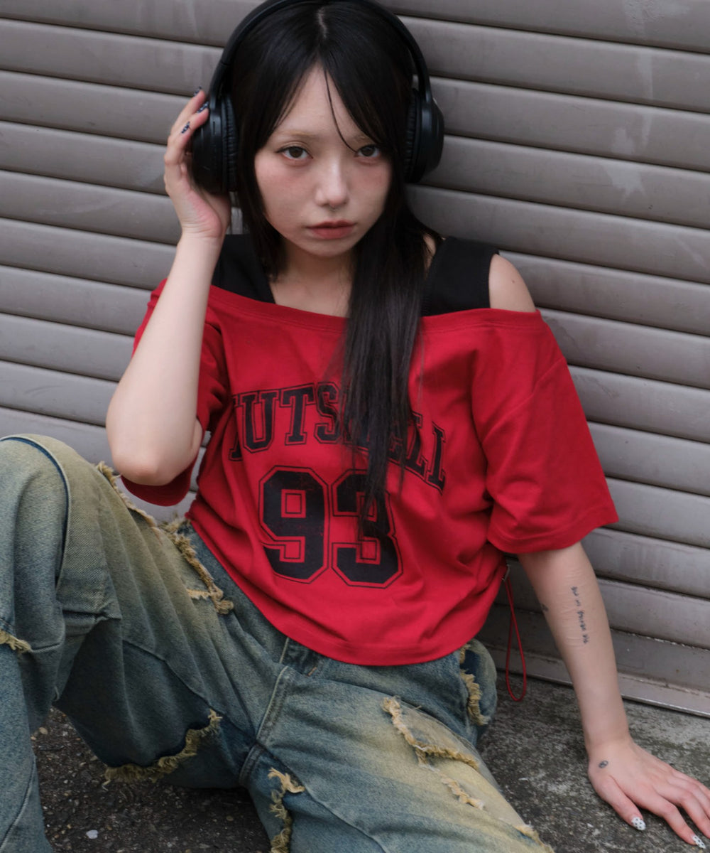 レッド モデル：159cm F着用