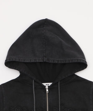 ヴィンテージウォッシュロゴ半袖パーカー