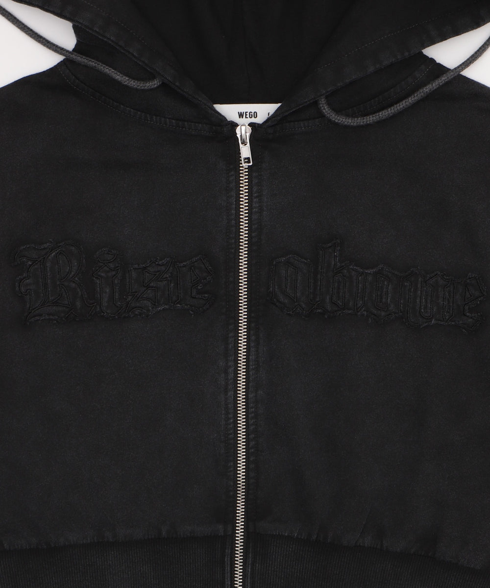 ヴィンテージウォッシュロゴ半袖パーカー