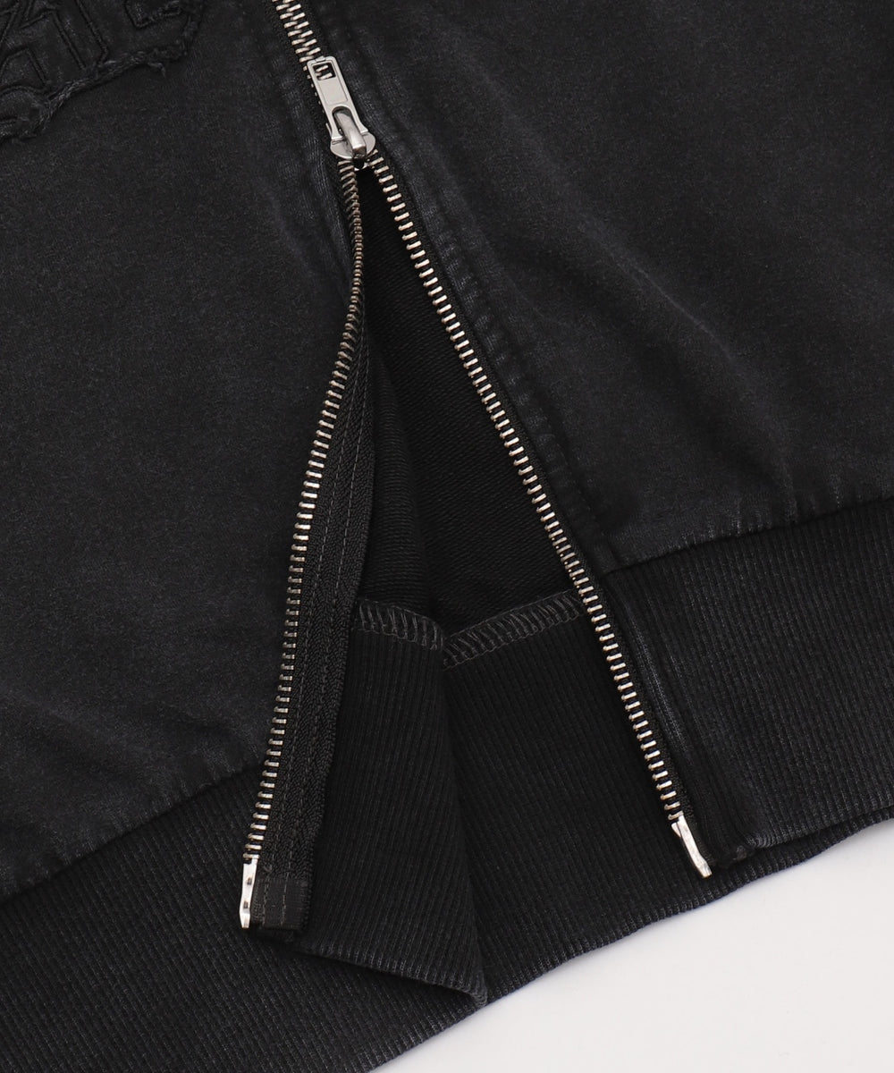 ヴィンテージウォッシュロゴ半袖パーカー