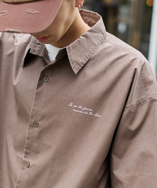 ピグメントDRYシャツ