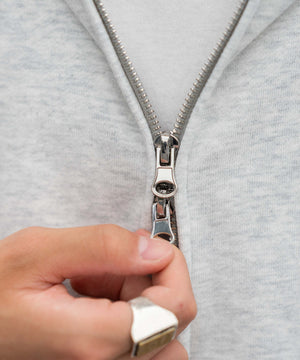 ワンポイントノースリジップパーカー