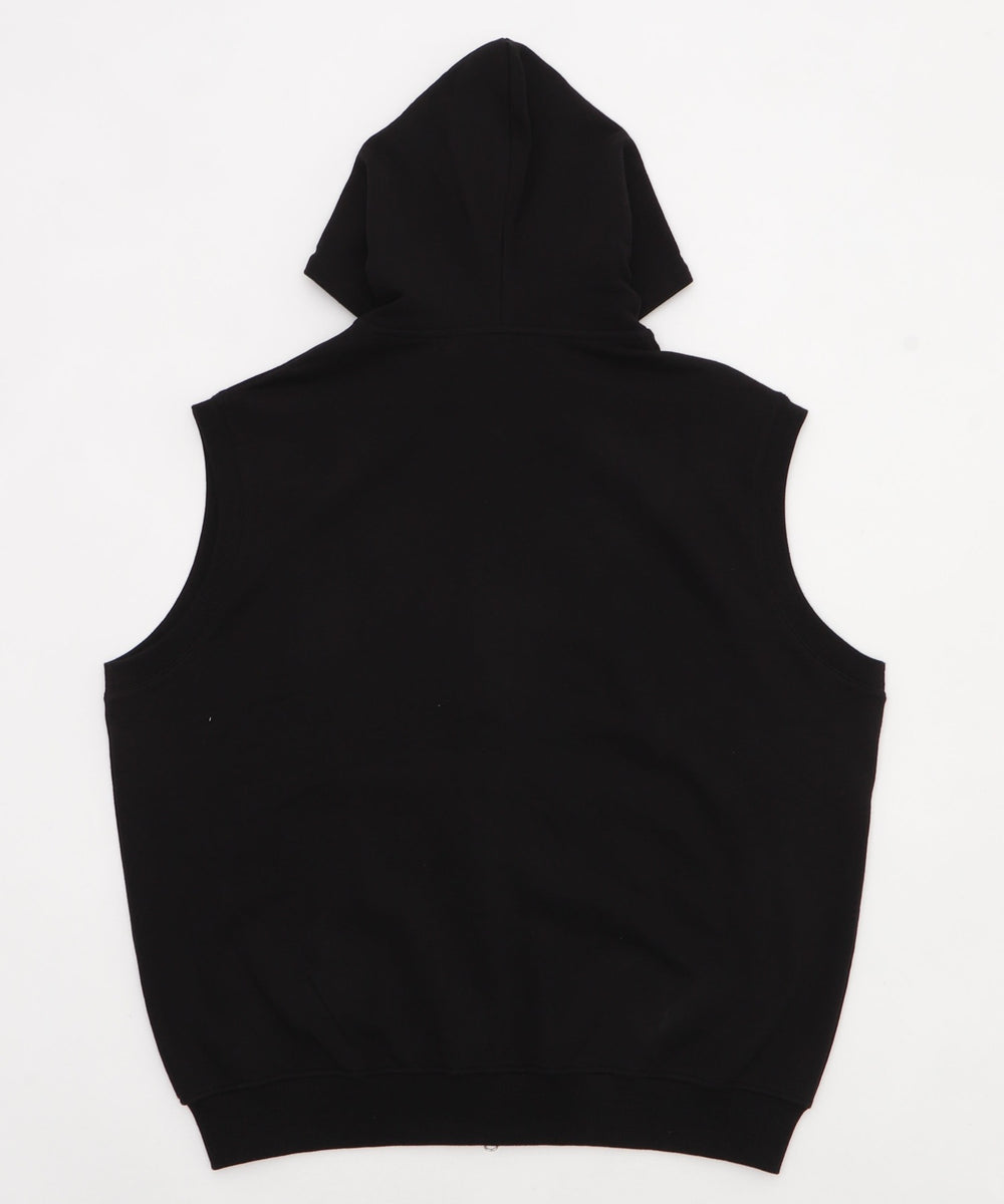 ワンポイントノースリジップパーカー