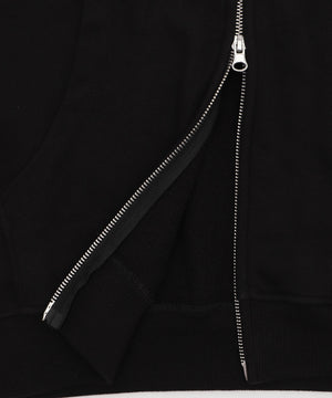 ワンポイントノースリジップパーカー