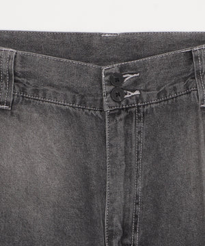 イージーバギーフレアデニムスラックス